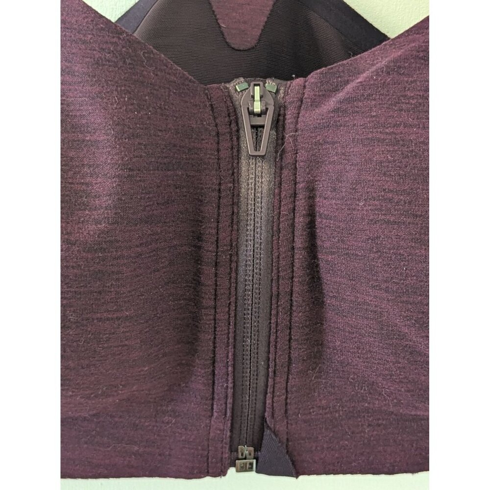 Knockout by Victorias Secret Purple Front-Close Sports Bra 36C Adjustable Straps - Picture 2 of 9